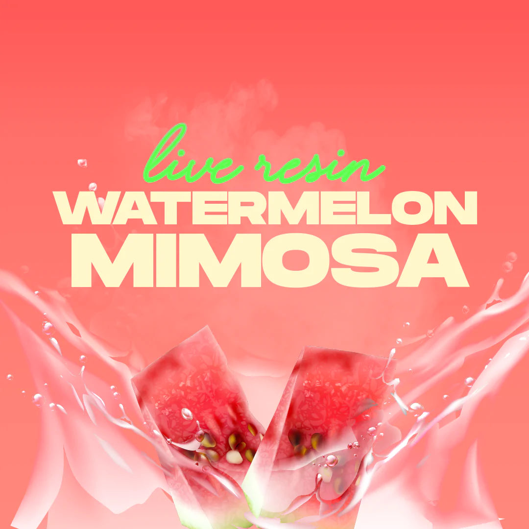 2 Gram Live Resin Disposable Vape: Watermelon Mimosa (HHC, CBC, Delta-9 THC)