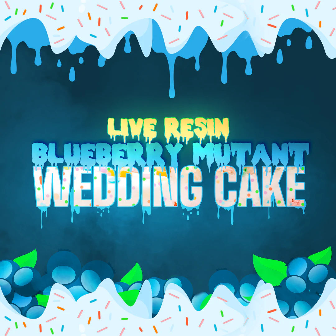 1 Gram Live Resin Vape Cartridge: Wedding Cake (HHC, D8, D9, D10)