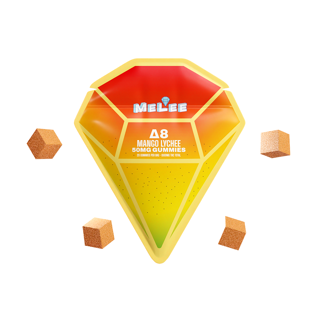 50mg • Mango Lychee • Fire OG [20 pk] (1000mg Delta-8 THC)