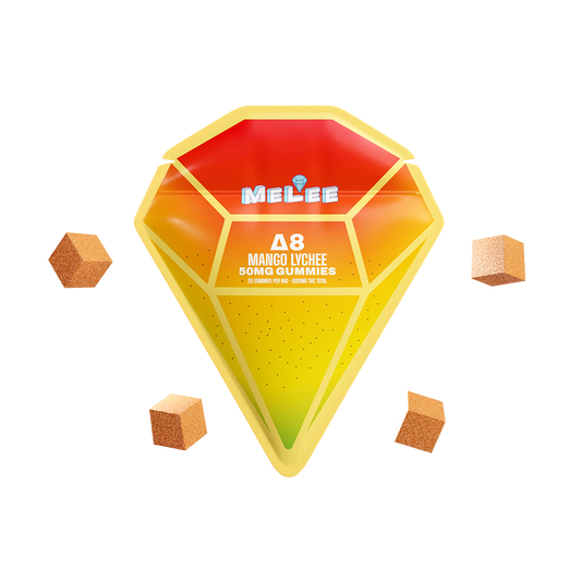50mg • Mango Lychee • Fire OG [20 pk] (1000mg Delta-8 THC)