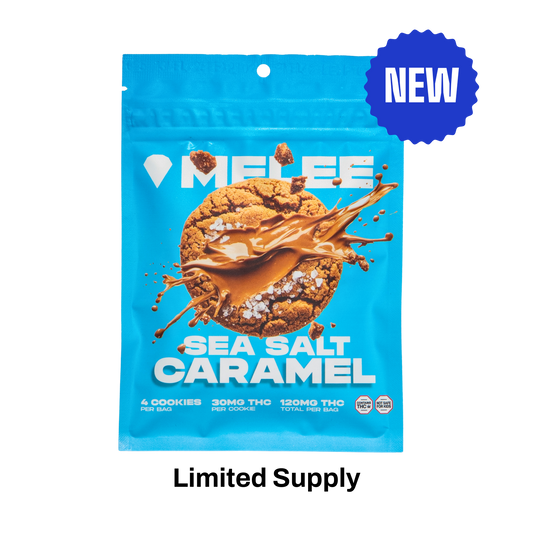 30mg • Sea Salt Caramel • THC Cookies [4 pk] (120mg Delta-9 THC)
