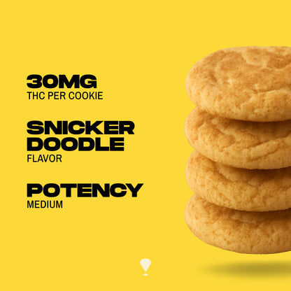 30mg • Snickerdoodle • THC Cookies [4 pk] (120mg Delta-9 THC)