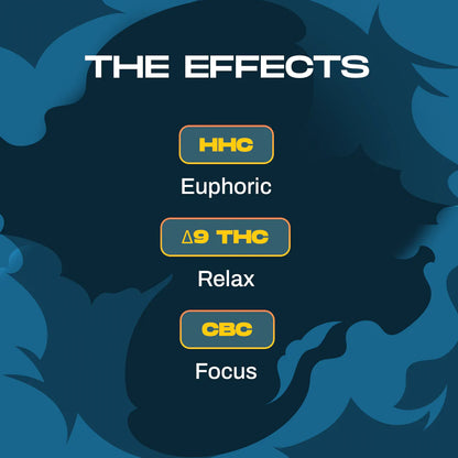 2 Gram Live Resin Disposable Vape: Mandarin Cookies (HHC, CBC, Delta-9 THC)