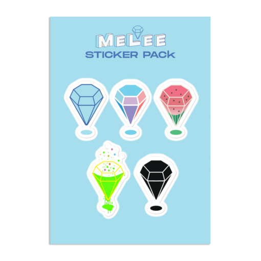 Melee Dose Sticker Pack