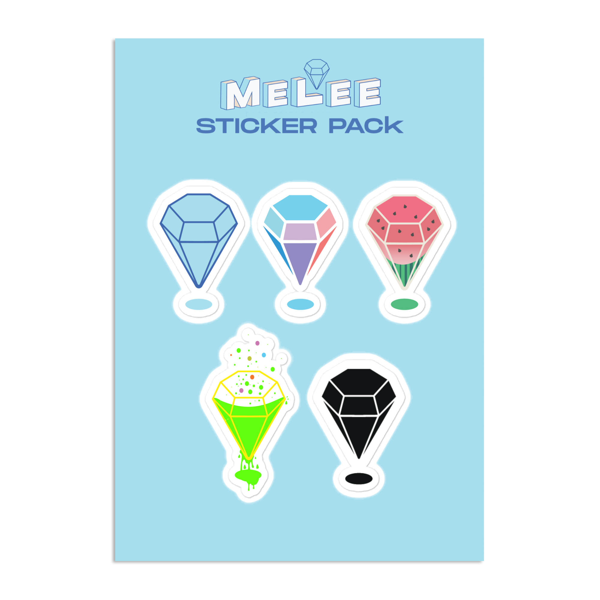 Melee Sticker Pack OG Diamonds Melee Dose