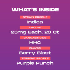 25mg Berry Blast Purple Punch